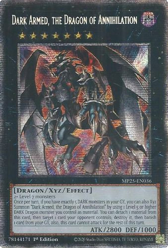 [MP25-EN036] Dark Armed, the Dragon of Annihilation (Starlight Rare)<1st>