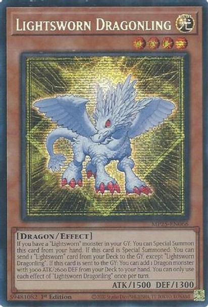 [MP25-EN066] Lightsworn Dragonling (Prismatic Secret Rare)<1st>