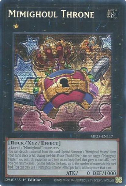 [MP25-EN117] Mimighoul Throne (Prismatic Secret Rare)<1st>