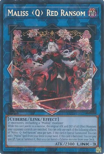 [MP25-EN125] Maliss Q Red Ransom (Prismatic Secret Rare)<1st>