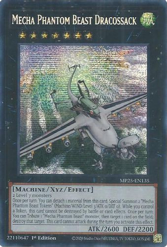 [MP25-EN135] Mecha Phantom Beast Dracossack (Prismatic Secret Rare)<1st>