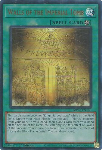[MP25-EN168] Walls of the Imperial Tomb (Ultra Rare)<1st>