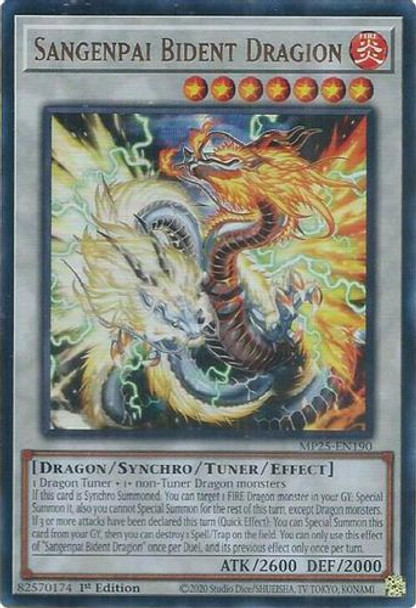 [MP25-EN190] Sangenpai Bident Dragion (Ultra Rare)<1st>