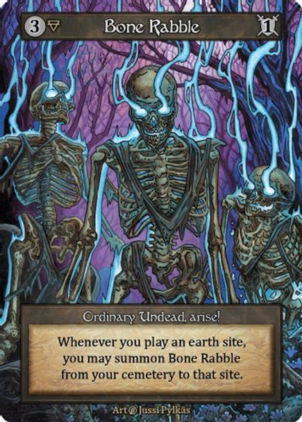 |SOR-PROMO|(Ordinary) Bone Rabble (Store Beta Alternate Art Promo) {Foil}