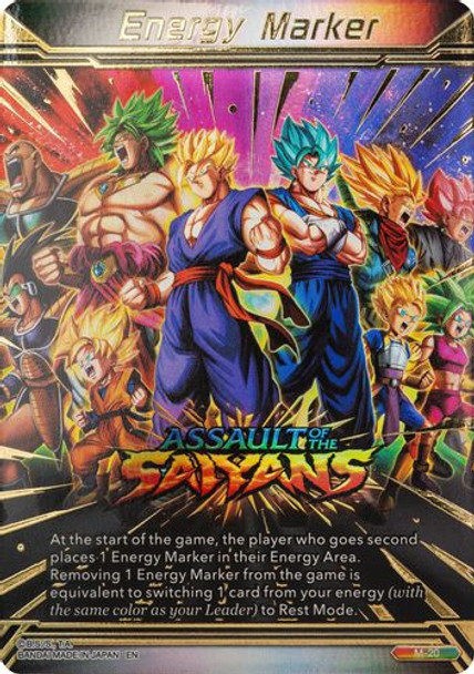 [M-20] Energy Marker - Assault of the Saiyans (Gold)