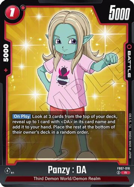 [FB07-016](R) Panzy : DA (Foil)