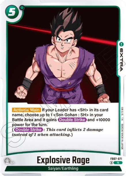 [FB07-071](R) Explosive Rage (Foil)