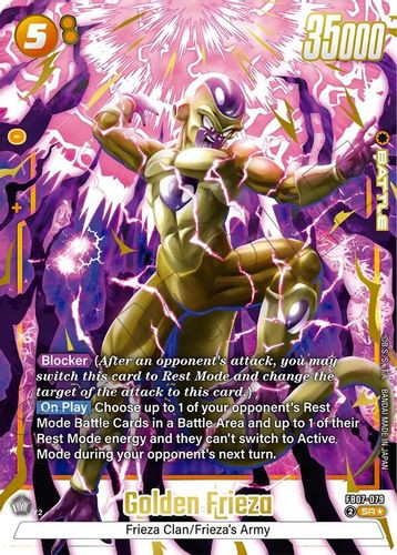 [FB07-079](SR) Golden Frieza (1 Star Alt Art) (Foil)
