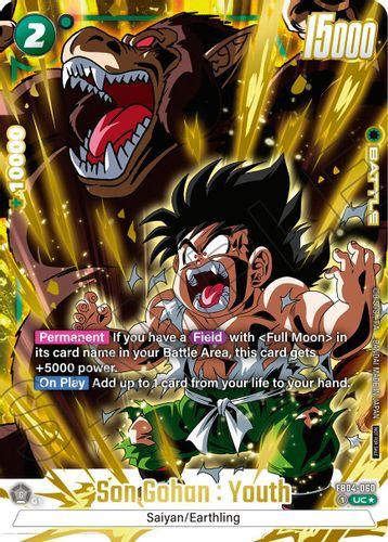 [FB04-060](UC) Son Gohan : Youth {Limited Pack 01 - 1 Star Alt Art} {Foil}