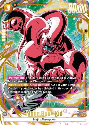 [FB04-095](R) Majin Buu : Kid {Limited Pack 01 - 1 Star Alt Art} {Foil}
