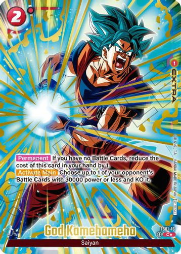 [FS01-16](C) God Kamehameha (Limited Pack 01 Alt Art) (Foil)