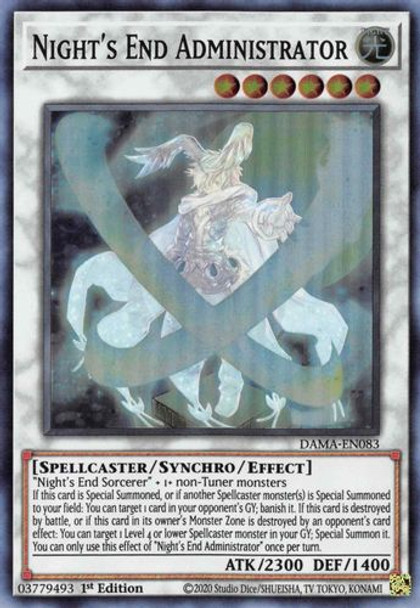 DAMA-EN083 Night's End Administrator (Super Rare) <1st>