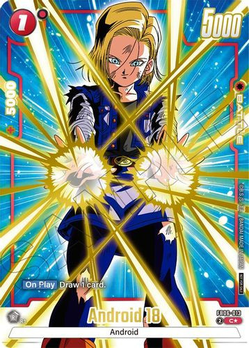 [FB07-013](UC) Android 18 {Limited Pack 02 - 1 Star Alt Art} {Foil}