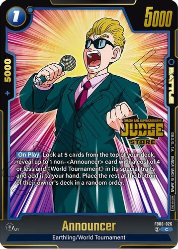 [FB06-026](C) Announcer (Judge Pack 4 - Store) (Foil)