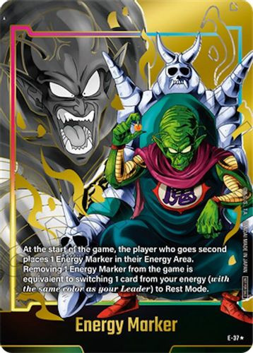 [E-037] Energy Marker {King Piccolo : DA} {Energy Marker pack 06} {1 Star Alt Art} {Foil}