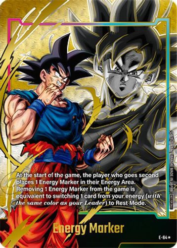 [E-064] Energy Marker {Son Goku} {Energy Marker pack 06} {1 Star Alt Art} {Foil}