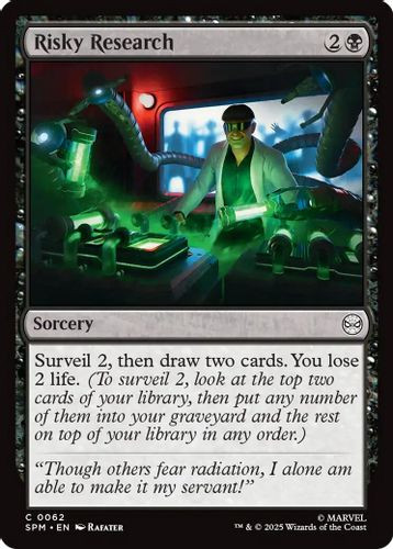 [SPM-0062](C) Risky Research (Foil)