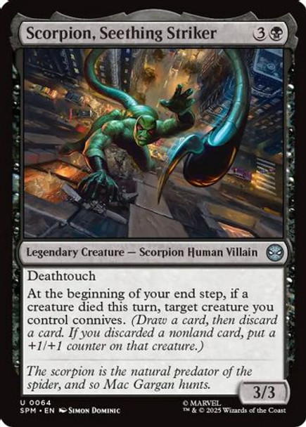[SPM-0064](U) Scorpion, Seething Striker (Foil)