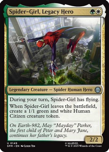 [SPM-0149](U) Spider-Girl, Legacy Hero (Foil)
