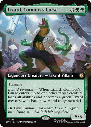 [SPM-0265](R) Lizard, Connors's Curse (Extended Art)