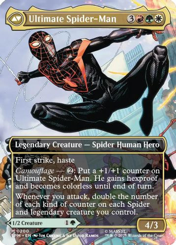 [SPM-0200](M) Miles Morales // Ultimate Spider-Man (Borderless) (Foil)