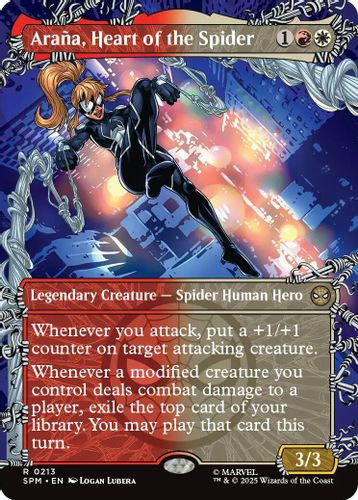 [SPM-0213](R) Arana, Heart of the Spider (Borderless) (Foil)