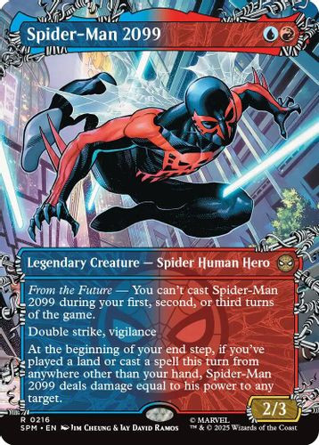 [SPM-0216](R) Spider-Man 2099 (Borderless) (Foil)