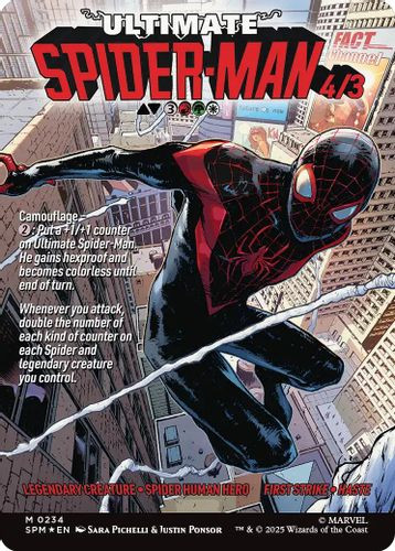[SPM-0234](M) Miles Morales // Ultimate Spider-Man (Borderless) (Foil)
