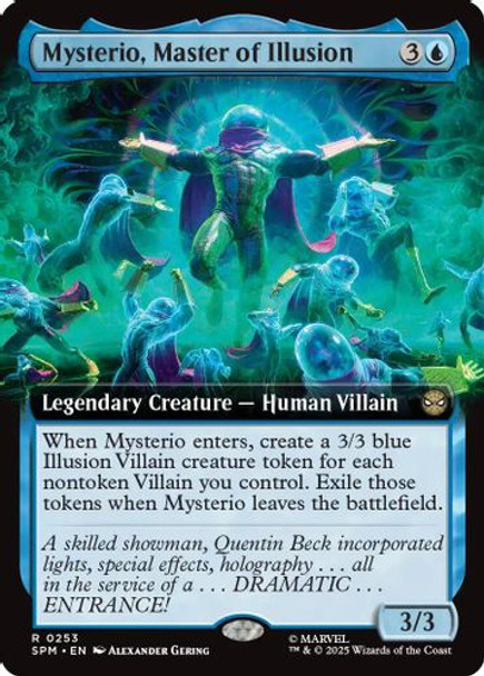 [SPM-0253](R) Mysterio, Master of Illusion (Extended Art) (Foil)