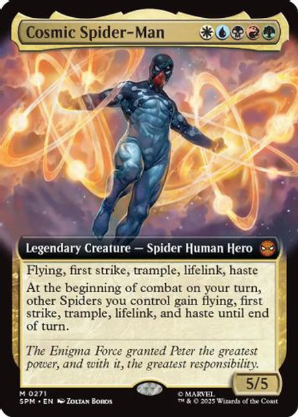 [SPM-0271](M) Cosmic Spider-Man (Extended Art) (Foil)