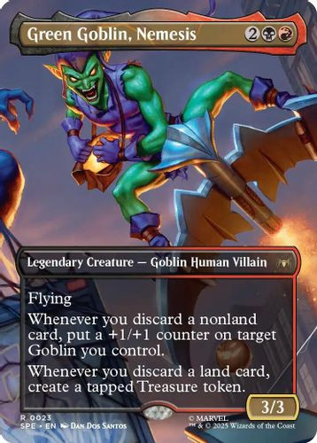 [SPE-0023](R) Green Goblin, Nemesis (Borderless)