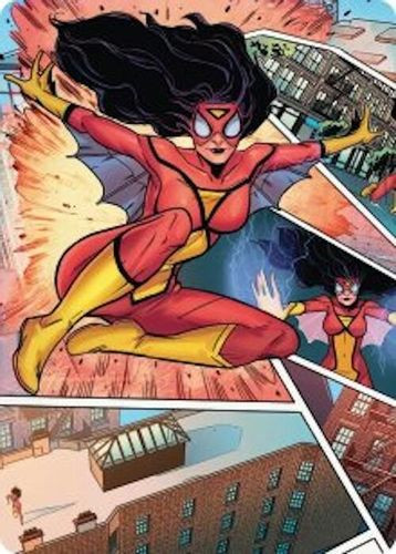[SPMART-0051](S) Spider-Woman, Stunning Savior Art Card