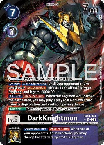 [EX10-031](U) DarkKnightmon (1 Star Alternate Art) (Foil)