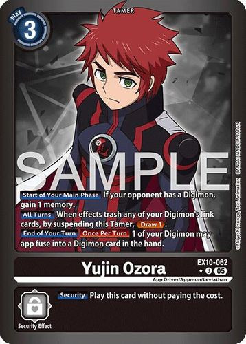 [EX10-062](U) Yujin Ozora (1 Star Color Frame) (Foil)