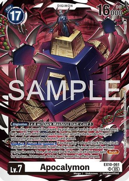 [EX10-061](SR) Apocalymon (Foil)