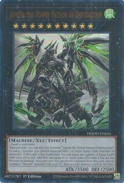 [DOOD-EN044] Jupiter the Power Patron of Destruction (Ultra Rare)<1st>