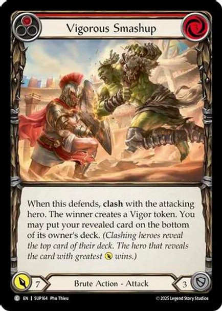 [FAB18 1st][SUP-164](C) Vigorous Smashup (Red)
