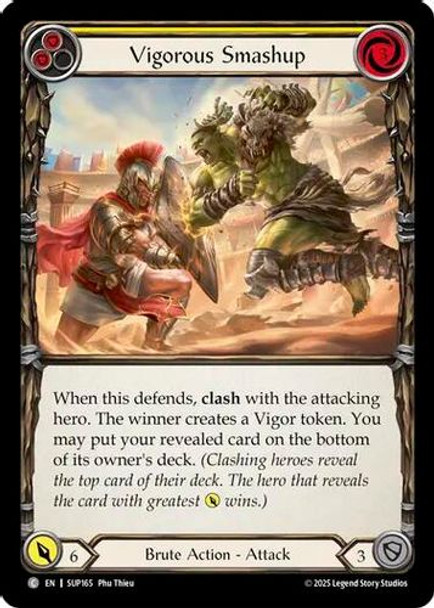 [FAB18 1st][SUP-165](C) Vigorous Smashup (Yellow)