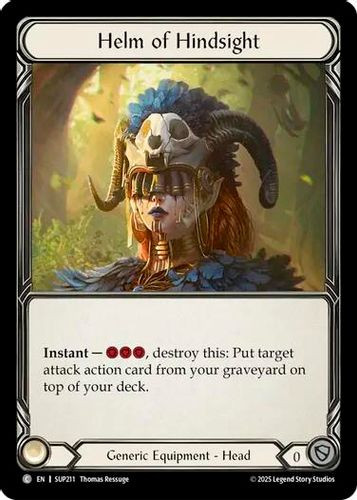 [FAB18 1st][SUP-211](C) Helm of Hindsight