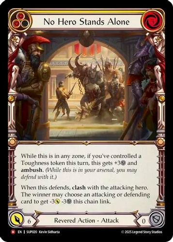 [FAB18 1st][SUP-020](M) No Hero Stands Alone