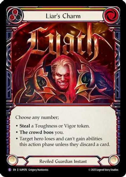 [FAB18 1st][SUP-076](SR) Liar's Charm