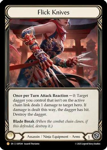 [FAB18 1st][SUP-244](L) Flick Knives