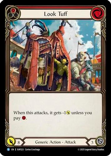 [FAB18 1st][SUP-223](R) Look Tuff (Rainbow Foil)