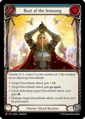 [FAB18 1st][SUP-251](M) Beat of the Ironsong (Rainbow Foil)