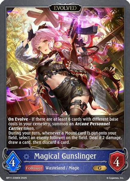 [BP11-039EN](G) Magical Gunslinger (Evolved)