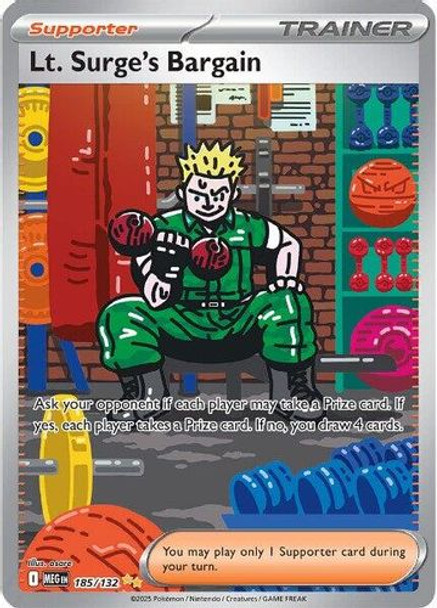 |ME01|[MEG-185/132](GRR) Lt. Surge's Bargain {Holo}
