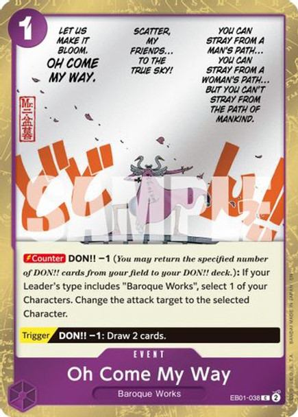 [EB01-038](C) Oh Come My Way (Pirate Foil)