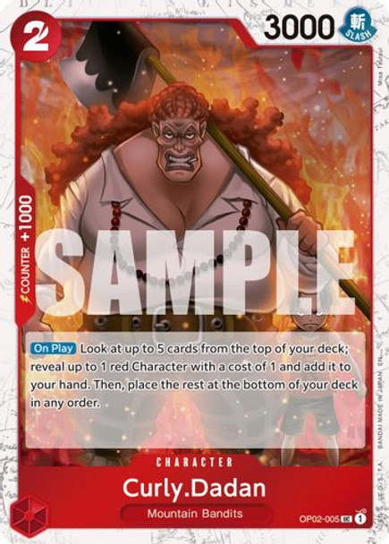 [OP02-005](UC) Curly.Dadan (Pirate Foil)