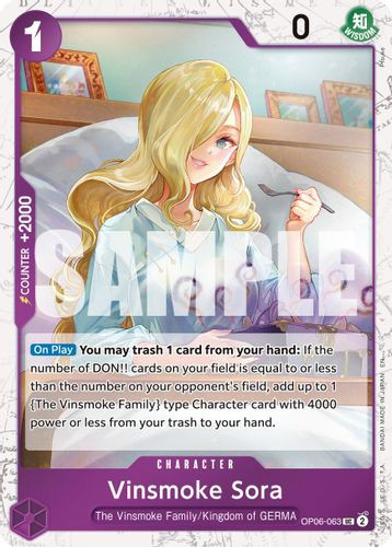 [OP06-063](UC) Vinsmoke Sora (Pirate Foil)