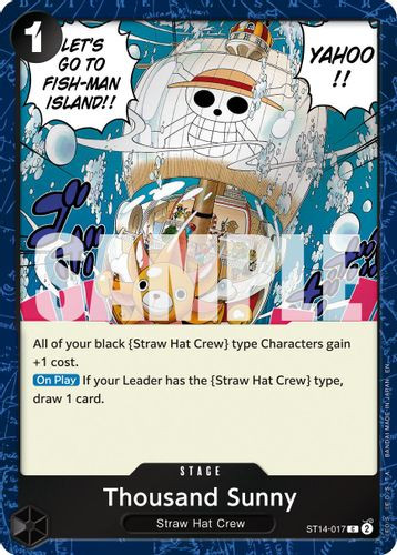 [ST14-017](C) Thousand Sunny (Pirate Foil)